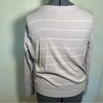 A New Day Crewneck Sweater Lavender White Stripes Photo 7