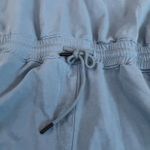 Amazon Women's Blue Sleeveless Drawstring Waist Romper Size L Jumpsuit Casual Summer Photo 1