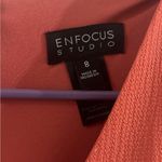 Enfocus Studio Orange Maxi Jumpsuit with V-Neck and Flutter Sleeves Photo 3