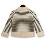 J.Crew EUC Relaxed Striped Collared Knit Light Weight Sweater Pullover Women XS Photo 1
