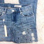 BLANK NYC Distressed Studded Cropped Jeans Size 25 Photo 5