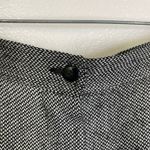 Vintage Valentino Wool Trouser Pants Womens Size 10 Tweed Pleated Relaxed Career Black Photo 3