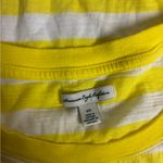 American Eagle Yellow Striped Ruched Shoulder Tank Top | Size Small | 2009 Photo 2
