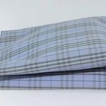 Burberry  Blue Tartan Nylon Tote Photo 3