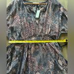 Anthropologie NWT Floreat Zharah Snake Skin Print Peasant Dress size LargeP Photo 12