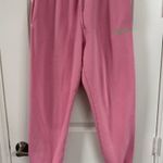 White Fox Boutique  Pink Track Pants Relaxed Fit Photo 0