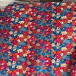 Natural Life  Pink Blue Floral Hangout Cotton Jersey Midi Tank Dress Boho Cottage Photo 6