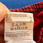 Old Navy  EUC Red and Black Herringbone Pull-On Leggings Photo 4