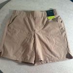 Tek Gear NWT Women's  Pleated 7-in. Golf Shorts Size M Tan Cream Photo 0