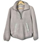 Madewell Polartech Popover Lavender Fleece Sweatshirt S Photo 3