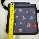 STAR Red Blue Star Print Crossbody Wallet Purse Vinyl Travel Organizer Photo 10