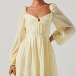 ASTR the Label Carina Yellow Mini Dress Photo 0