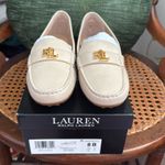 Ralph Lauren NIB Lauren  Barnsbury Explorer Sand Nappa Leather Driving Loafer Photo 1