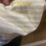 Lilly Pulitzer  Agee Shirt Dress Blue White Stripe size large costal Photo 3