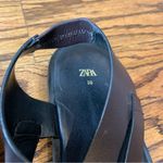 ALDO Zara Brown Sandals with Crisscross Straps Photo 2