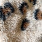 American Eagle NWT  Outfitters Fluffy Leopard Scarf Photo 3