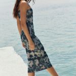 ZARA  dress midi fitted tie dye effect casual summer vacation  Photo 7