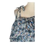 Rebecca Taylor La Vie Shirt Women Medium Blue Floral One Shoulder Top Bohemian Photo 5