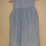Eileen West Nighthown Cotton Embroidered Sleeveless Classic Trad Wife Blue L Size L Photo 6