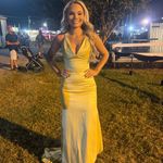 Yellow prom dress Size 00 Photo 3