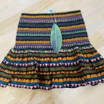 Farm Rio Graphic Toucans Stripes MiniSkirt NWT Photo 0