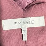 Frame  Draped Textured 100% Silk Halter Top in Cabernet Women's Size Medium NWT Photo 6