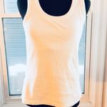 Papinelle White Ribbed Tank Top – Size M Size M Photo 1