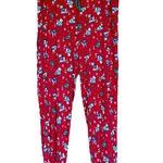 Dogs on Sleds‎ Christmas Holiday Red Pajama Pants Sz XL Photo 0
