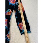 Maeve  Woodland Walk Button Down Shirt Black Floral Print Anthropologie Size‎ 4 Photo 4