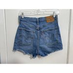 Levi's Premium Ribcage Cut Off Jean Shorts Size 28 High Rise Button Fly Rave Photo 4