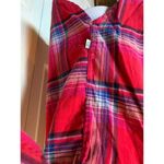 Orvis  Women's Carrie Plaid Red Long Sleeve Button Up Flannel Shirt Size small Photo 4