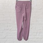 Anthropologie Women's Pink Velvet Jogger Sweatpants Size XS Photo 5