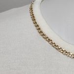 Calvin Klein ivory gold chain detail cardigan size medium Photo 1