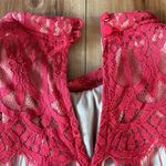 Cropped red lace top Size M Photo 3