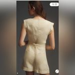 Pilcro NWT XS  belted v neck zip romper / short Anthropologie Photo 1