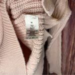 Aeropostale Women Medium Light Pink Cable Knit Sweater Photo 7
