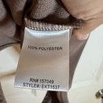 NWT Fanco Ribbed‎ One Shoulder Bodysuit, Small Tan Photo 5