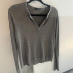 Brandy Melville Gray Lightweight Sweater Photo 0