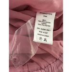 ASTR The Label Sleeveless Crewneck Satin Cropped Blouse Size Small Pink Photo 5