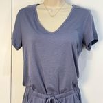 Tommy John Loungewear Jumpsuit Short Sleeve Jogger Folkstone Gray Blue Small Photo 3