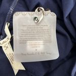 Matilda Jane Big Ruffle Pants Women Small Navy Blue Wide Leg Cotton Pull On Crop Photo 7