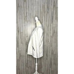 Kan Can Women's White Moto Jacket Size Small Longline Asymmetrical Zip Photo 3