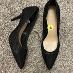 Karl Lagerfeld Black lace Pumps NWT Photo 0
