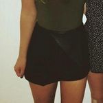 BCBGMAXAZRIA Black Mini Skirt Photo 2