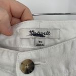 Madewell Wide Leg Linen Pants White T4 NV129 Lightweight Cropped Casual Photo 3