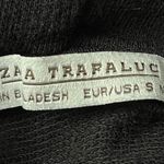 ZARA  Trafaluc Short Sleeve Hooded Sweatshirt Black Size Small Photo 2