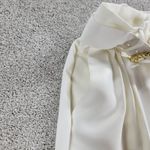 Vintage‎ Ellen D Womens Pants 9/10 White Pleated Belted Tapered Ankle Career Photo 7