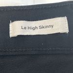 frame denim Frame Le High Byxbee‎ Fringe Hem Black Skinny Jeans Size 25 Photo 12