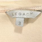 Women's Legacy Size 3 100% Cotton Yellow Short Sleeve T Photo 2