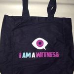 Navy "Witness" Tote Bag Blue Photo 0